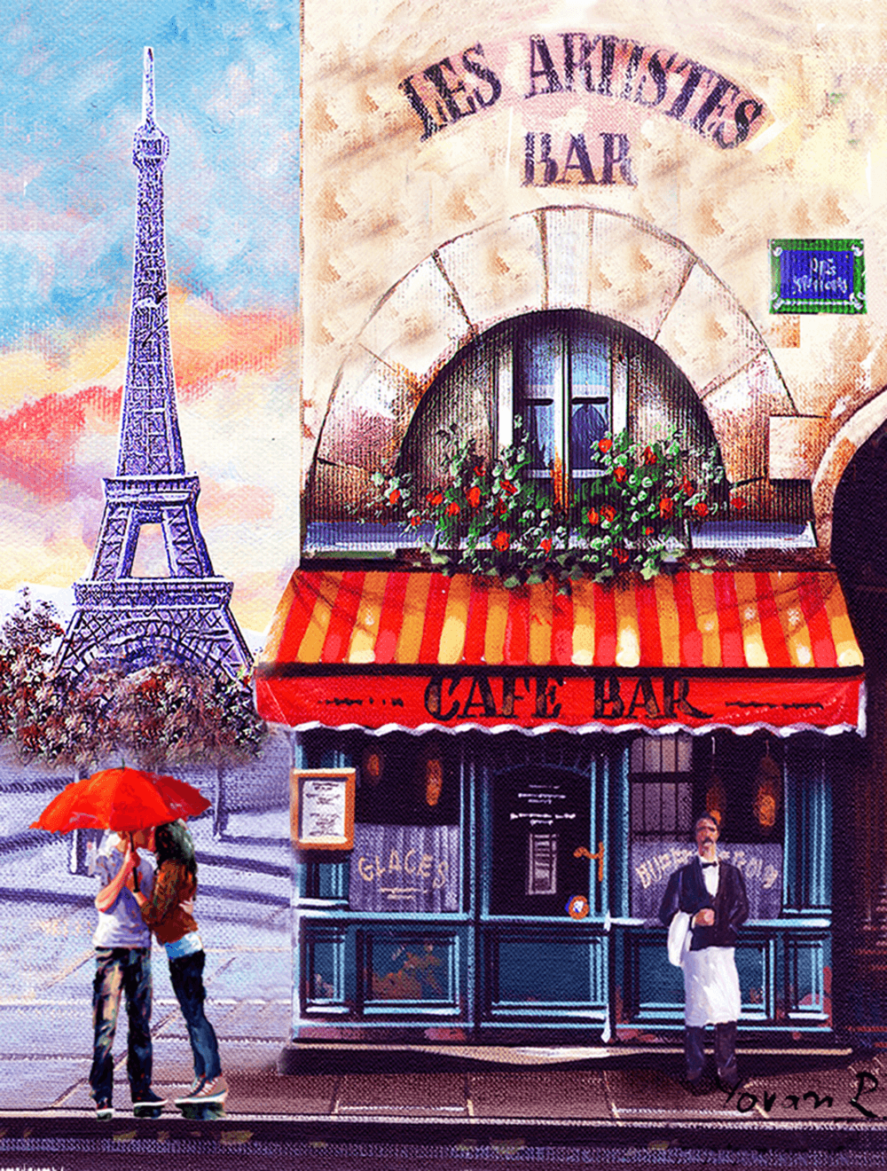 Les Artistes bar Paris Paris-souvenirs-