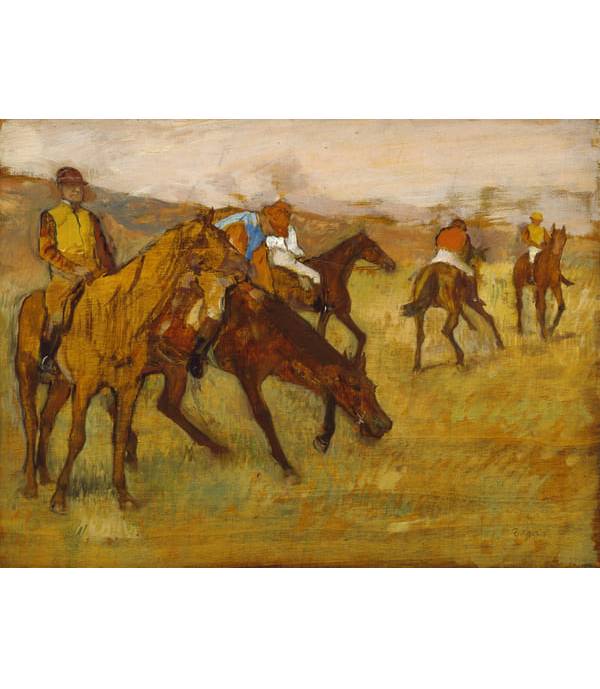 Edgar-Dega-pre-trke-reprodukcije-slika-stampa-na-canvasu-beograd-srbija Edgar Dega Konji trka štampa platnu kanvas