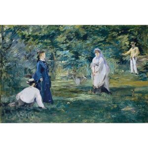 Eduar Mane igra kriketa reprodukcije slike na zidu platnu kanvas