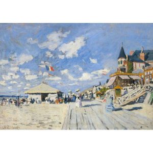 Klod Mone Trouvil štampa na platnu kanvas reprodukcije slike na zidu