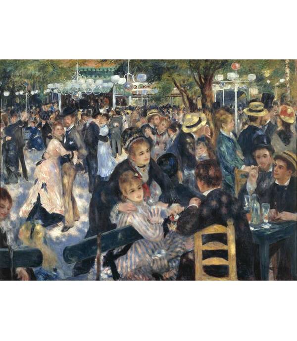 Pjer-Ogist-Renoar-bal-kod-mulin-de-la-galeta-reprodukcije-slika-stampa-na-canvasu-beograd-srbija Renoar bal mulen de la galete reprodukcije slika na kanvas platnu home dekor slike na zidu