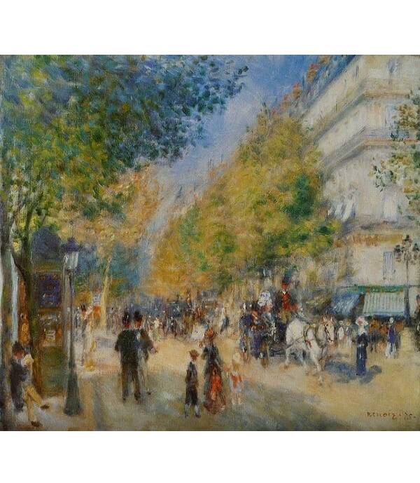 Pjer-Ogist-Renoar-veliki-bulevar-reprodukcije-štampa-na-canvasu-bgcoolart Renoar veliki grande bulevar reprodukcije slika na kanvas platnu home dekor slike na zidu
