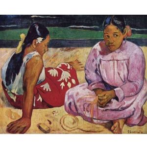 Pol Gogen tahićanke plaža slika na kanvas platnu home dekor slike na zidu