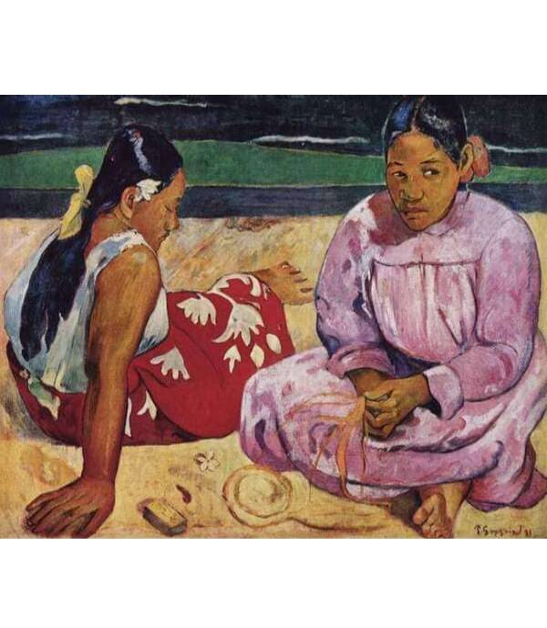 Pol-Gogen-Tahićanke-reprodukcije-slika-stampa-na-canvasu-beograd-srbija Pol Gogen tahićanke plaža slika na kanvas platnu home dekor slike na zidu