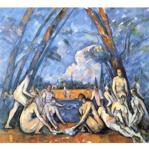 Pol Sezan kupačice reprodukcije slika na kanvas platnu home dekor slike na zidu