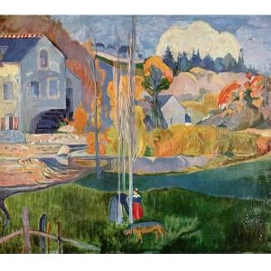 Pol Gogen pejzaž bretanje slika na kanvas platnu home dekor slike na zidu