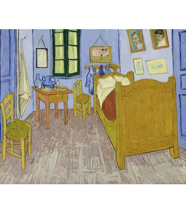 Van-Gog-spavaća-soba-u-arlu-reprodukcije-slika-štampa-na-canvasu-bgcoolart Van Gog spavaća soba Arl reprodukcije slike na kanvas platnu home dekor na zidu