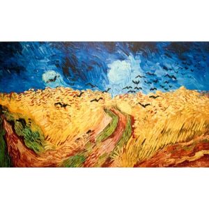 Van Gog žitna polja vrane reprodukcije slike na kanvas platnu home dekor na zidu