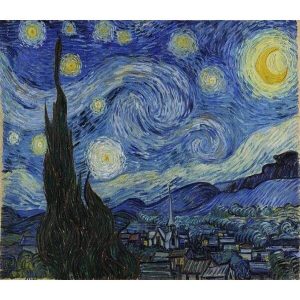 Van Gog zvezdana noć reprodukcije slike na kanvas platnu home dekor na zidu