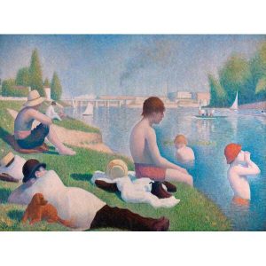 Georges Seurat Sera grand žat kupači reprodukcije štampa na kanvas platnu