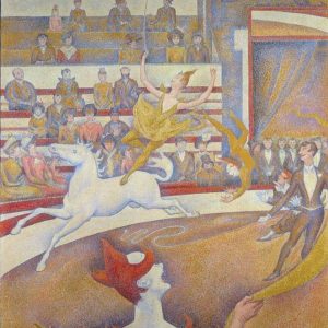 Georges Seurat Sera cirkus reprodukcije štampa na kanvas platnu