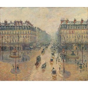 Camille Pissarro Pisaro avenija Opera štampa na kanvas platnu home dekor