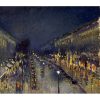 Camille Pissarro Kamij Pisaro bulevar monmartr noću štampa na kanvas platnu home dekor