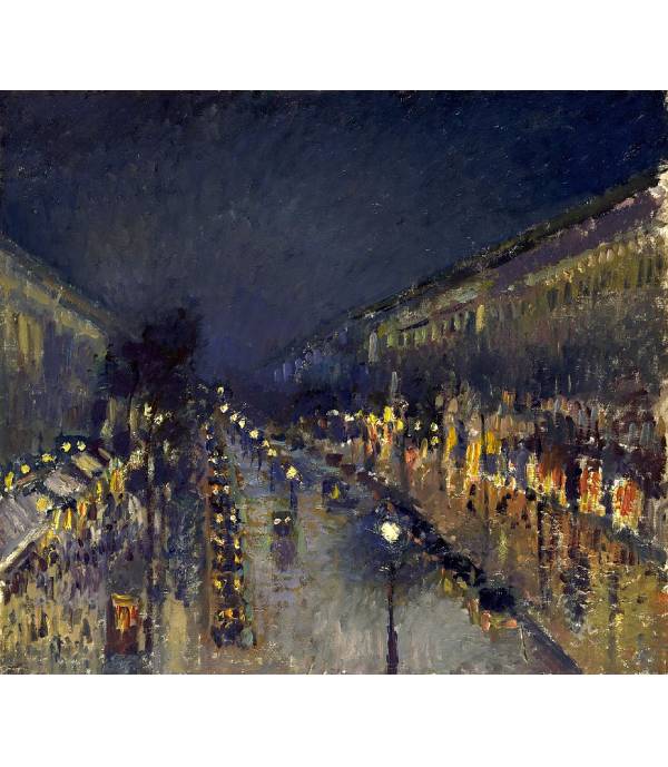 Kamij-Pisaro-bulevar-monmartr-noću-štampa-na-kanvas-platnu Camille Pissarro Kamij Pisaro bulevar monmartr noću štampa na kanvas platnu home dekor