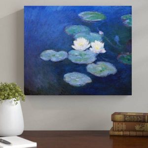 Klod Mone lokvanji reprodukcije slike na kanvas platnu home dekor na zidu