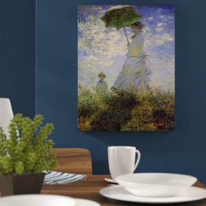 Klod Mone žena sa kišobranom reprodukcije slike na kanvas platnu home dekor na zidu