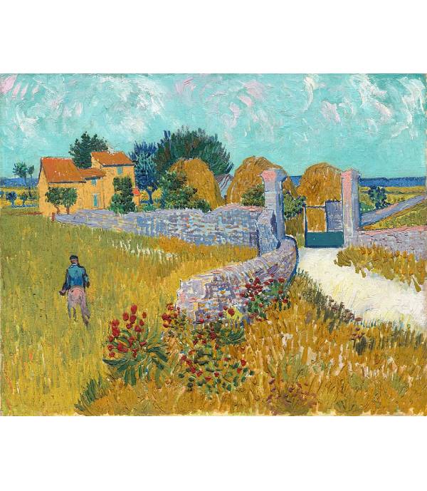 Van-Gog-farma-u-provanci-štampa-na-kanvas-platnu Van Gog farma u provansi štampa na kanvas platnu home dekor