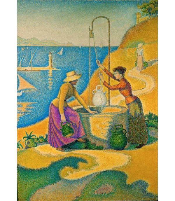 Pol-Sinjak-žene-kod-izvora-reprodukcije-slika-stampa-na-canvasu-beograd-srbija-bgcoolart