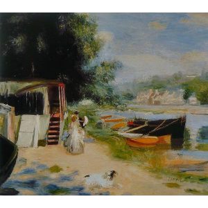 Renoar pogled na bužival reprodukcije slika na kanvas platnu home dekor slike na zidu