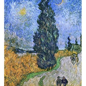 Van Gog seoski put u provansi reprodukcije slike na kanvas platnu home dekor na zidu